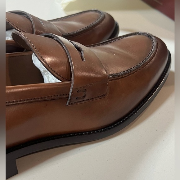 brand New To Boot New York Size 11 Adam Derrick Antique Brown Slip On Loafer - Picture 7 of 13